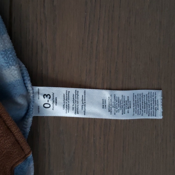 3/$18 - Carter's sleep sack 0-3 mos - Picture 3 of 3